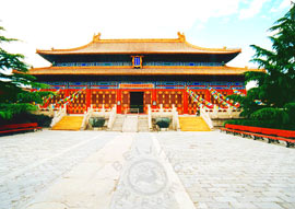 Hall for Ancestral Worship in Forbidden City, Beijing